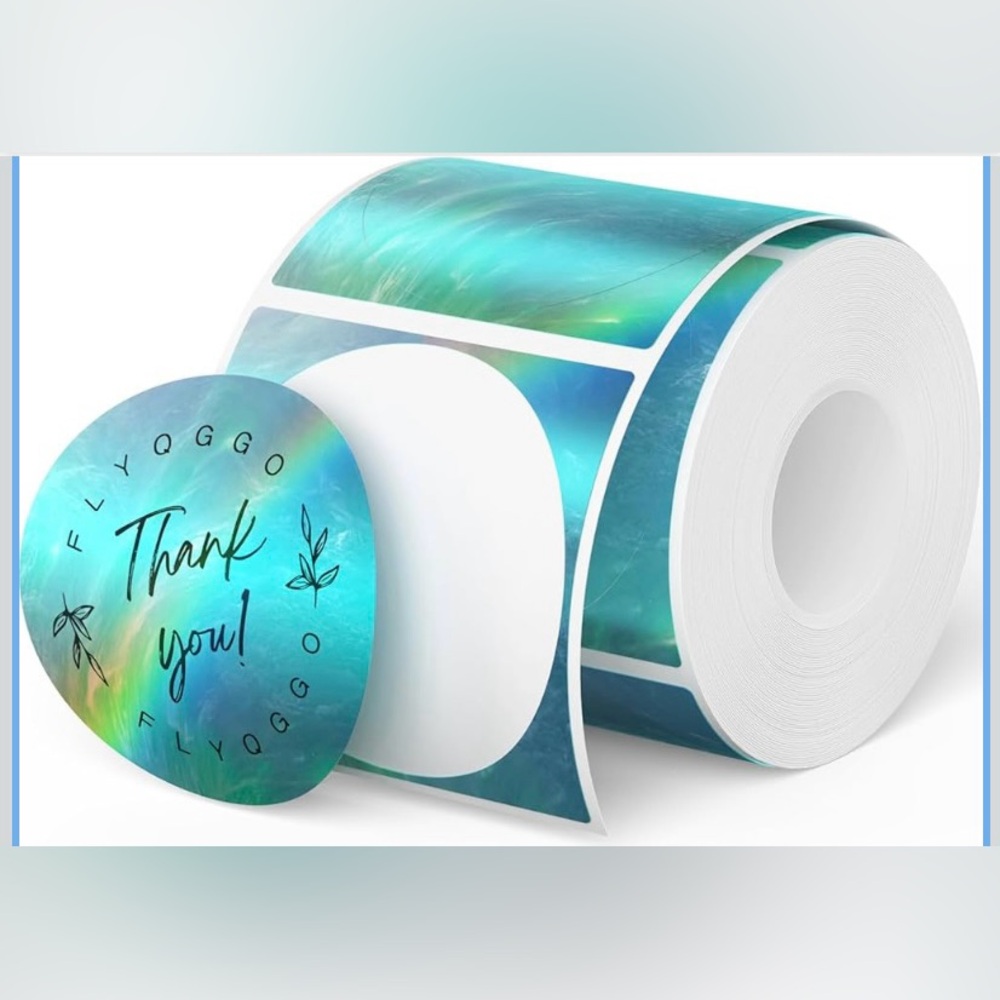 Custom Hand Crafted Thank You Stickers, 100 ct - Picture 7 of 15
